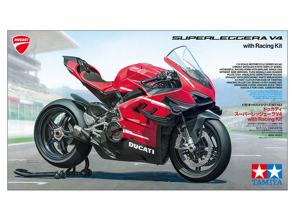 DUCATI SUPERLEGGERA V4 with Racing Kit 1/12 SCALE