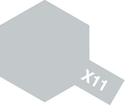 Tamiya 81511 Acrylic Paint X-11 Gloss Chrome Silver 10ml