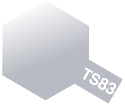 Tamiya 85083 Spray Paint TS-83 Metallic Silver (100ml)